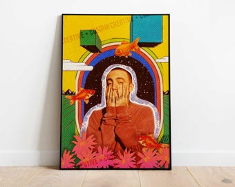 Most Dope, Mac Miller Collage | Music Poster Tribute Art