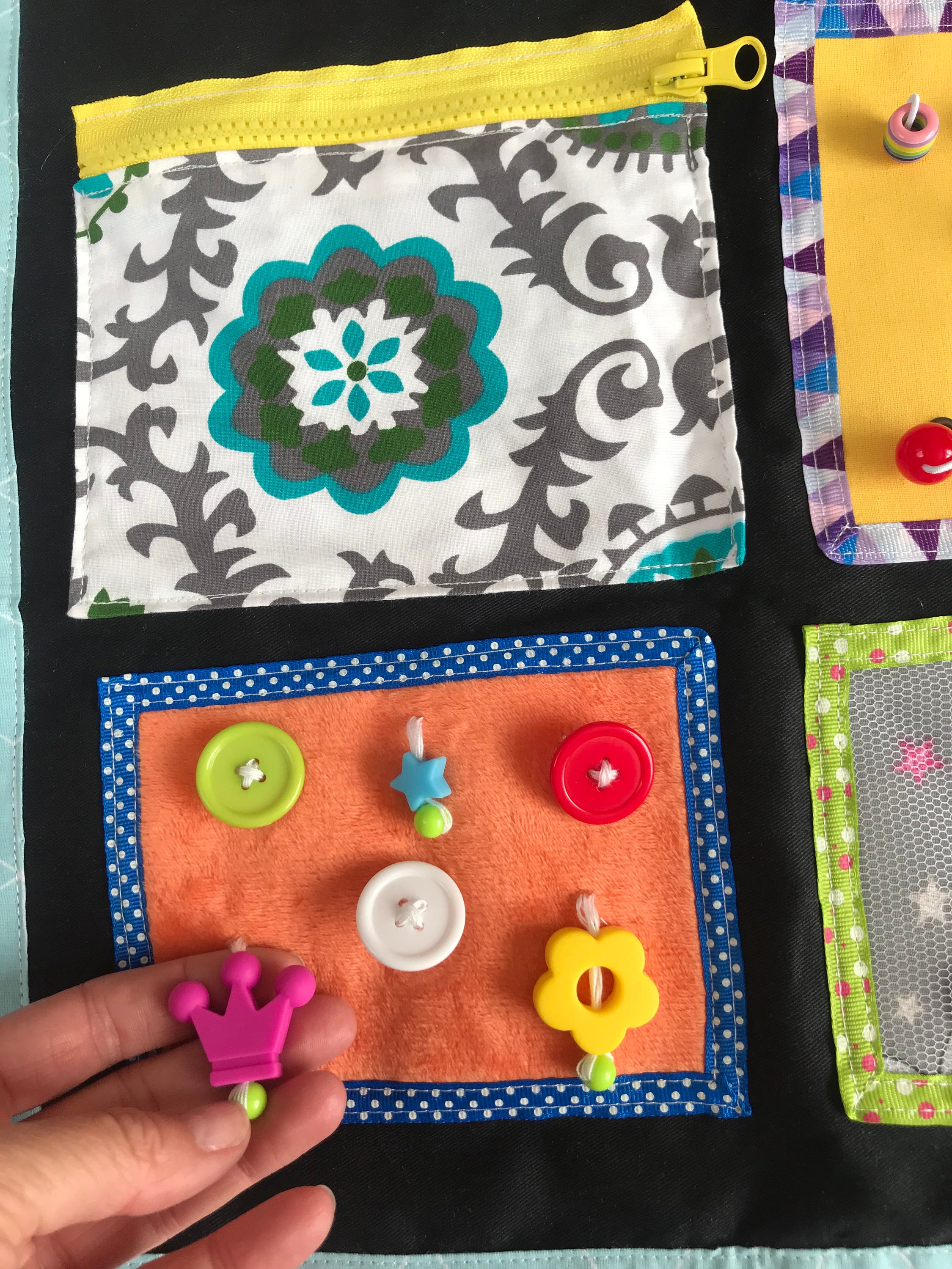 Sensory Therapy Sensory Apron Fidget Toys Autismalzheimers Etsy