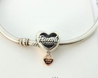 New Rose Gold Love You Lock Charm for Pandora Bracelet 787655 W box Etsy