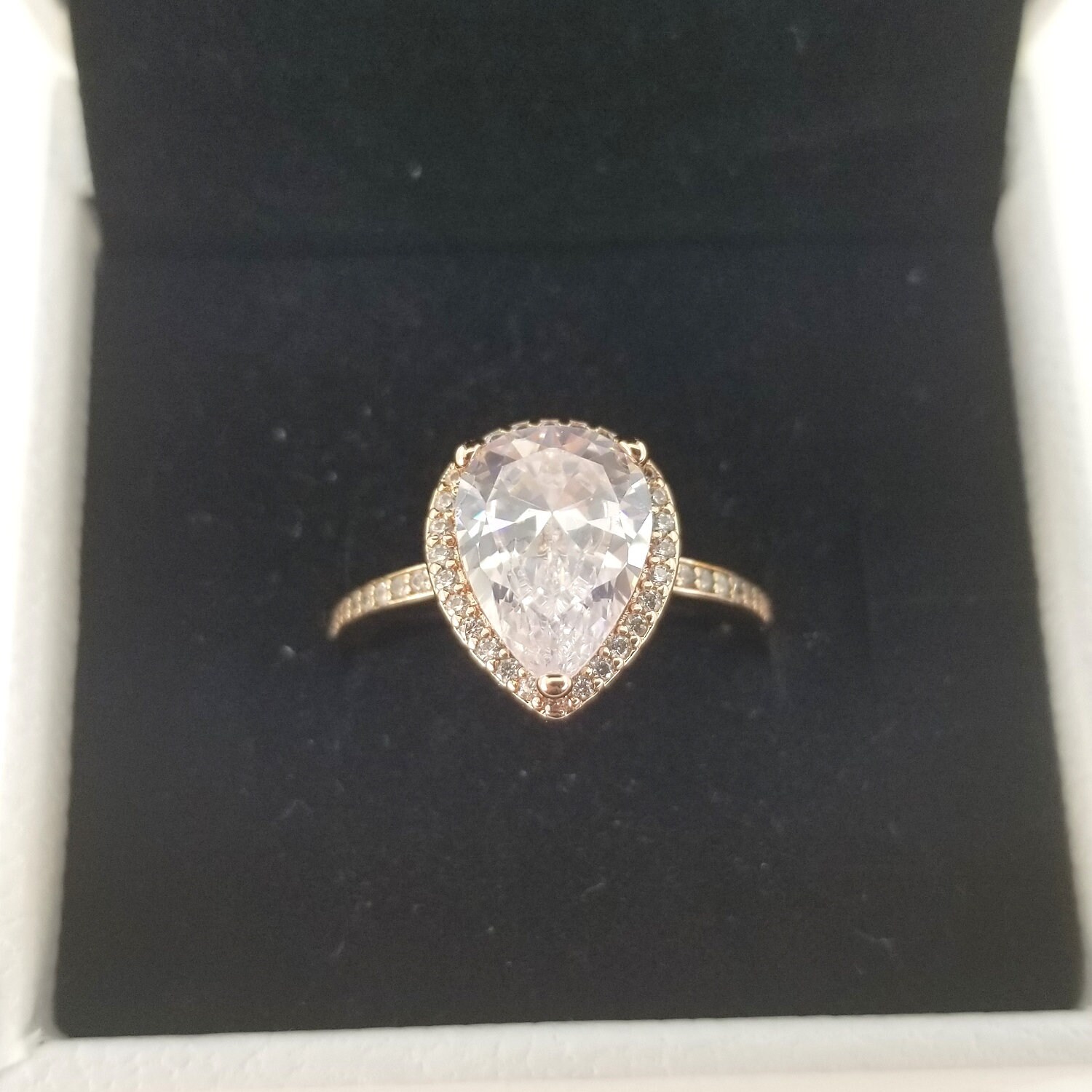 Teardrop Promise Necklace Pandora Promise Rings Rose Gold Teardrop