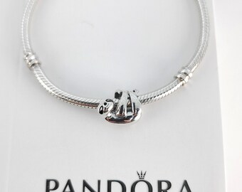 New Pandora Sweet Panda Charm 796256ENMX W/box - Etsy