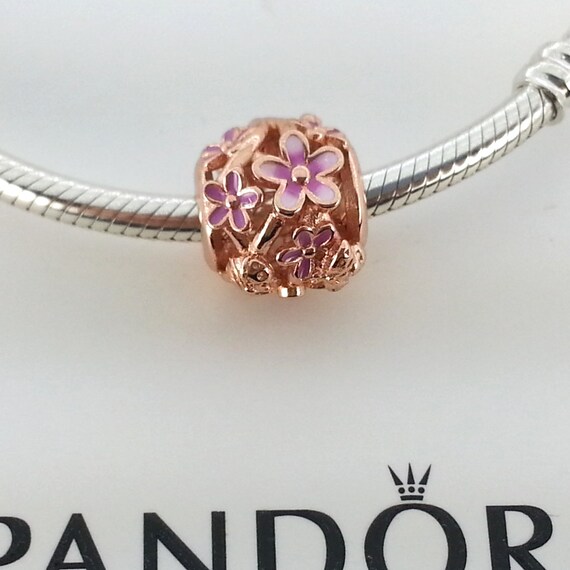 New Rose Gold Openwork Pink Daisy 