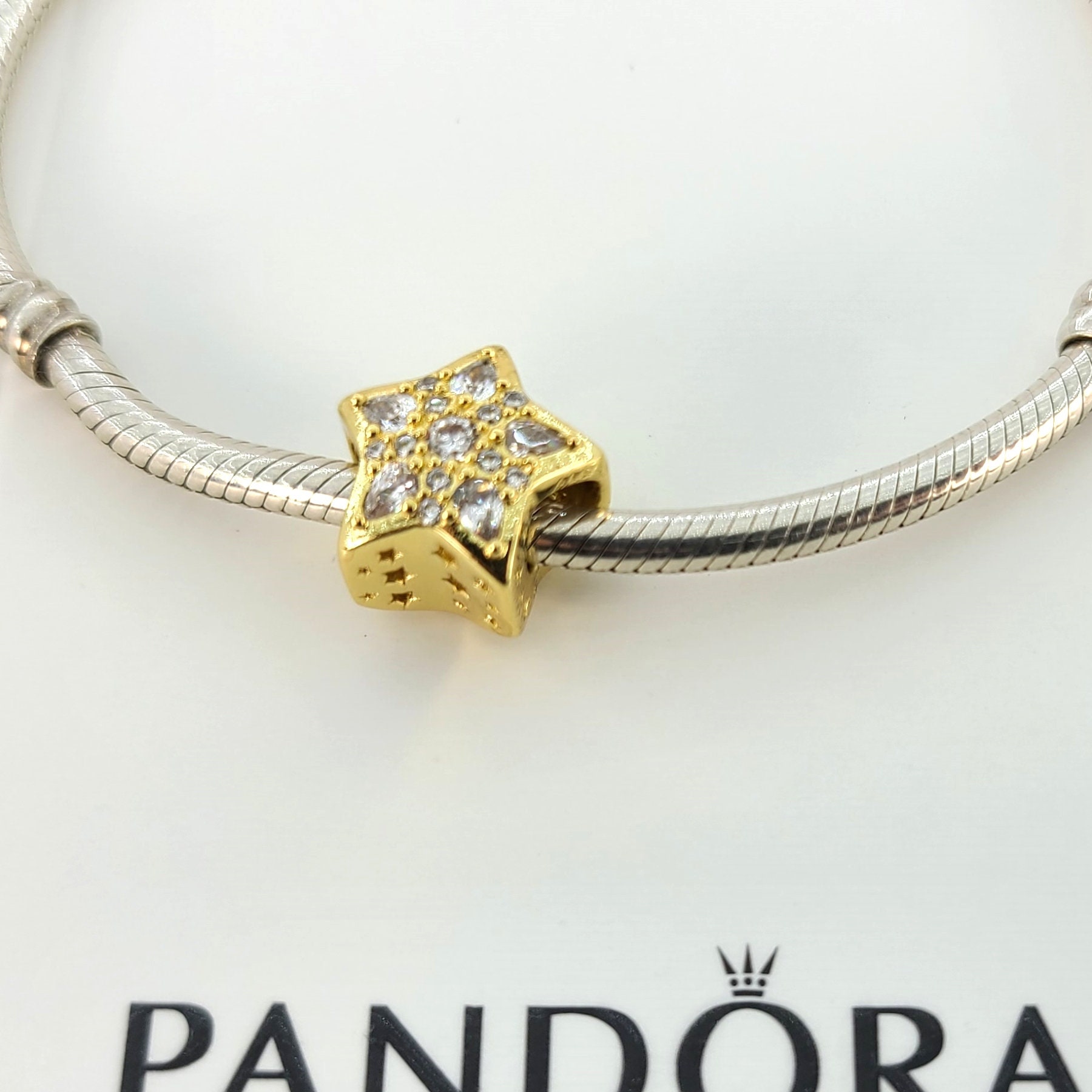 New 14K Gold Plated Silver Shine Collection Celestial Star New 14K Gold Plated Silver Shine Collection Celestial Star