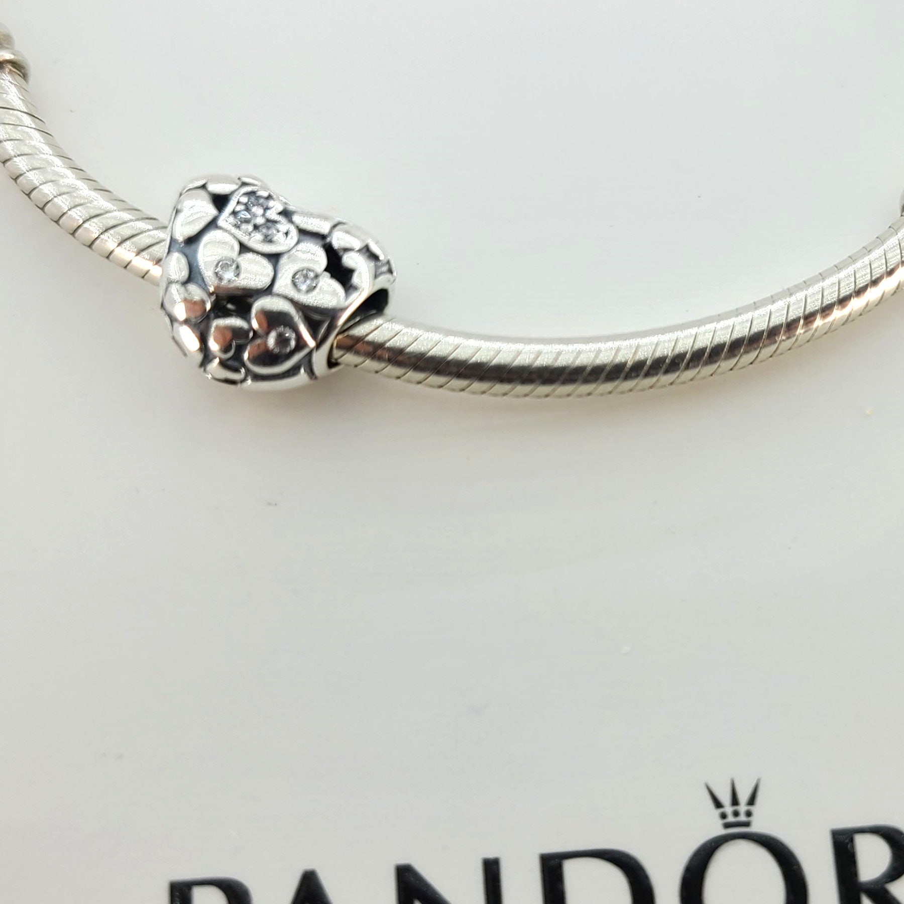 Pandora Sparkling Openwork Heart Charm # 791061C01 W/box - Etsy Pandora Sparkling Openwork Heart Charm # 791061C01 W/box - Etsy