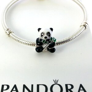 New Pandora Sweet Panda Charm # 796256ENMX W/box - Etsy New Pandora Sweet Panda Charm # 796256ENMX W/box - Etsy