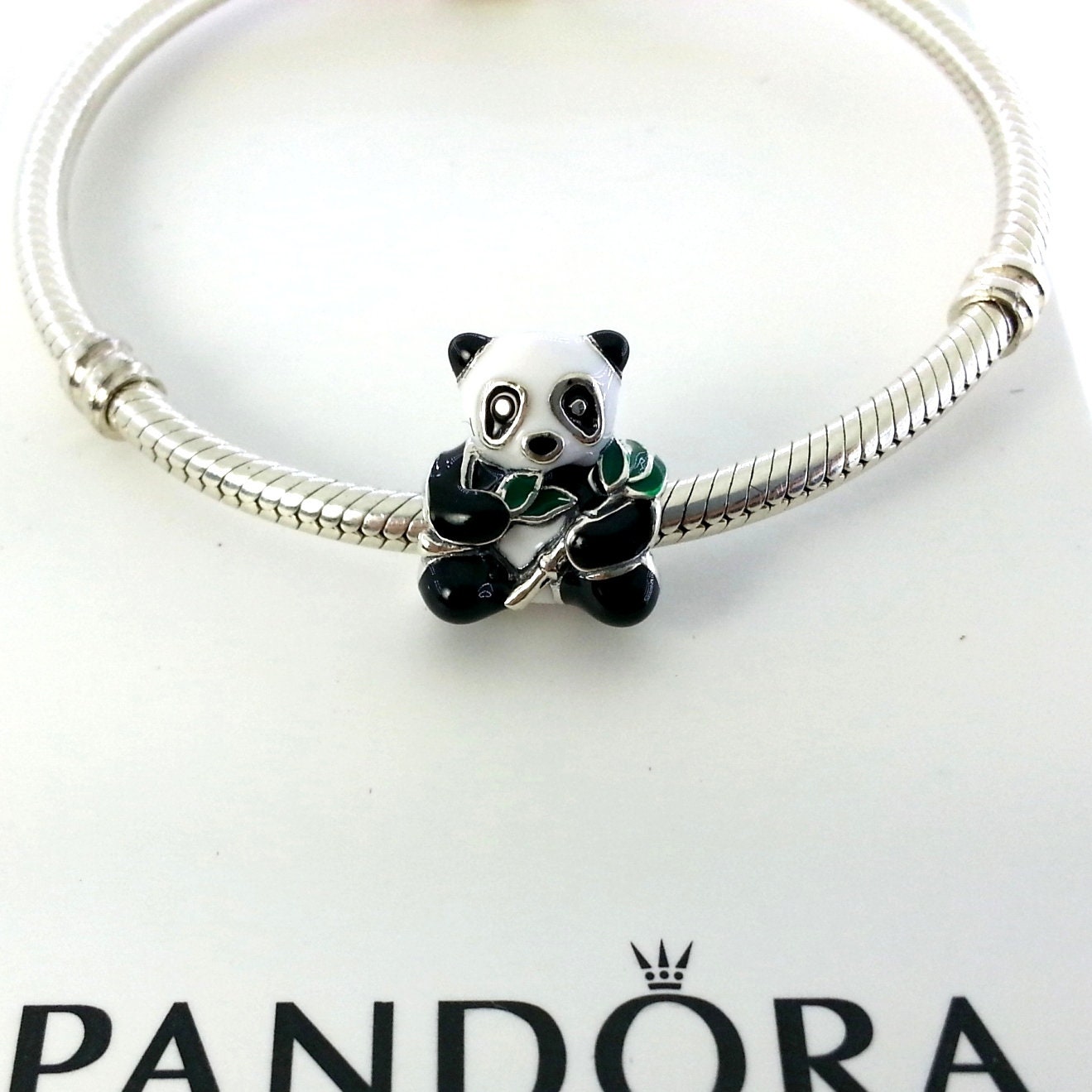 New Pandora Sweet Panda Charm # 796256ENMX W/box - Etsy New Pandora Sweet Panda Charm # 796256ENMX W/box - Etsy