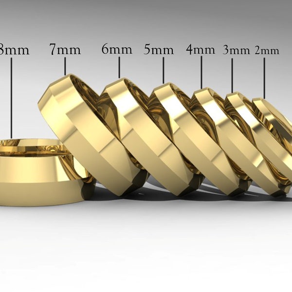 Knife Edge Band Etsy