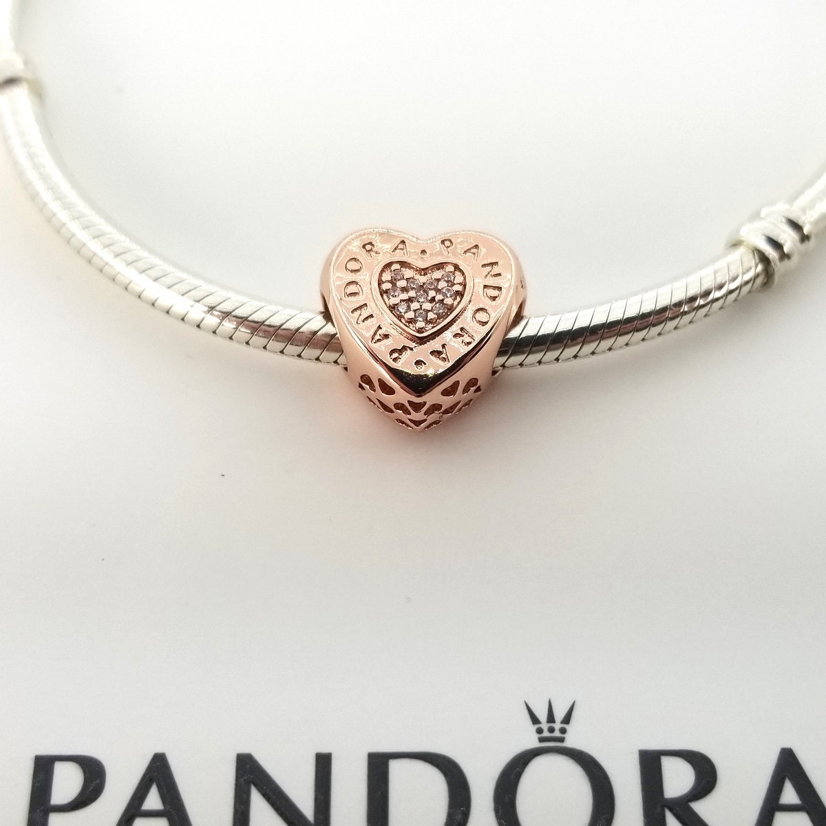New Rose Gold Signature Heart Charm for 