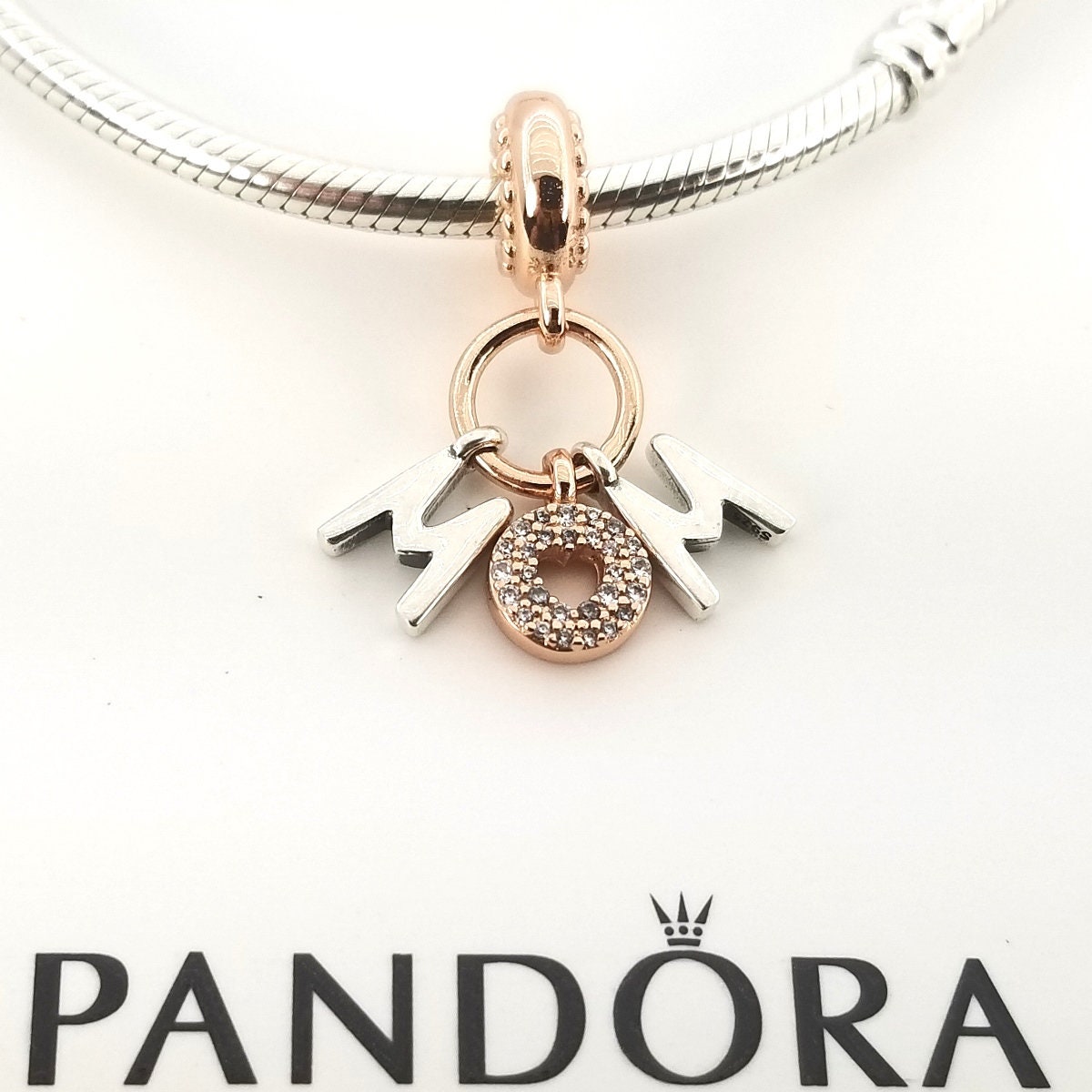 Pandora Letter E Charm, Bracelet Bead Dangle, Original, Brand New