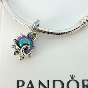 New Pandora Silver Disney the Little Mermaid Ursula Dangle Charm