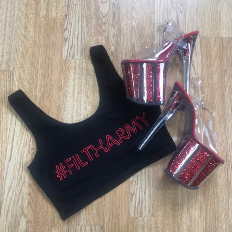 Filth Army Cropped Top