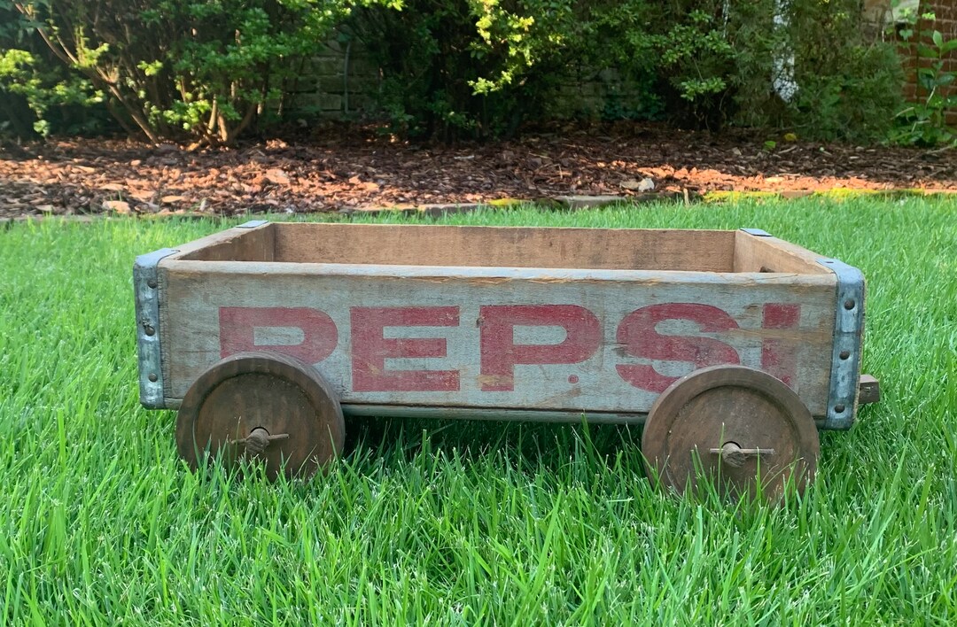 Old Wooden Pepsi Crate Etsy