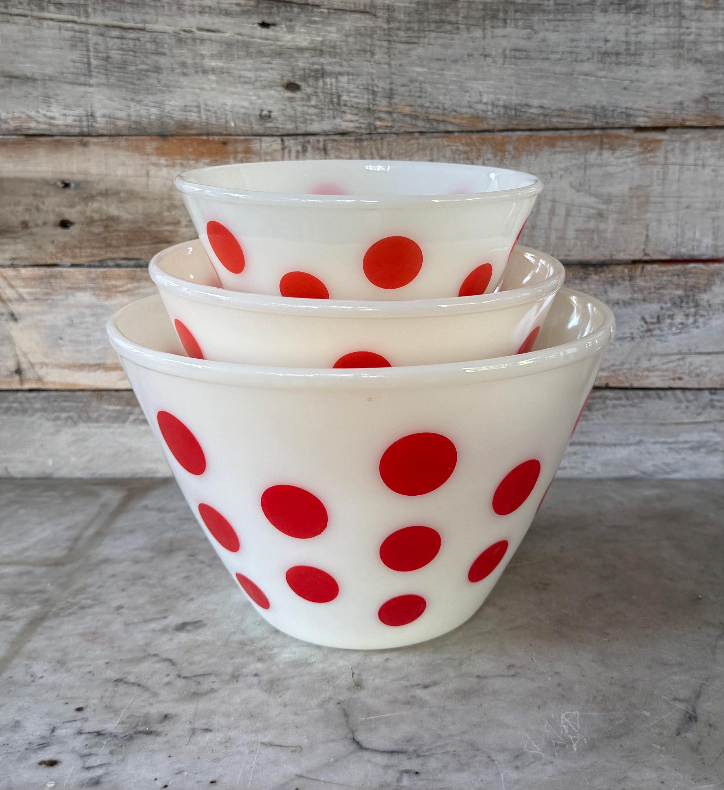 Fire King Red Dot - Etsy