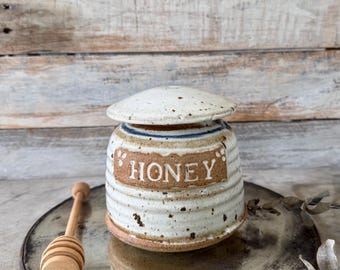 Ceramic Honey Pot