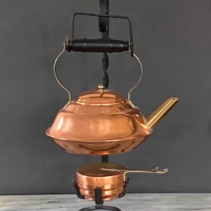 Vintage  Copper Tea Kettle