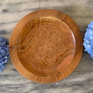 MCM Wooden Plate