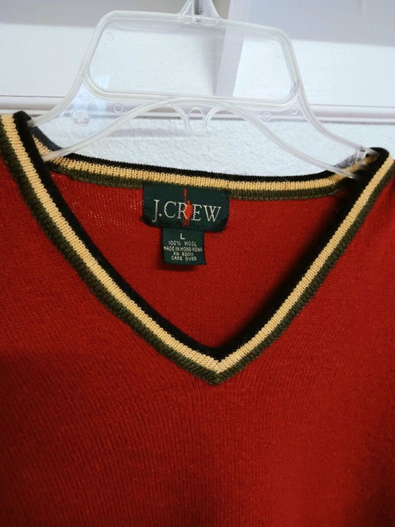 J Crew Oarsman Vintage 100% Wool Sweater - Mens S… - image 3