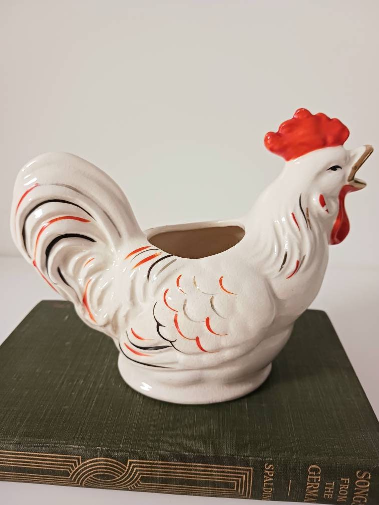 Jarra jarra con pollo gallo para decoración de cocina, decoración rústica y  regalo de inauguración de la casa -  México