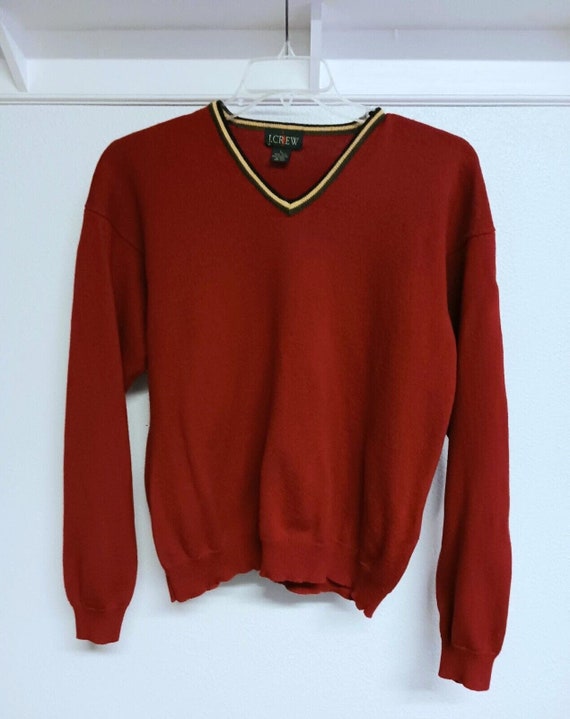 J Crew Oarsman Vintage 100% Wool Sweater - Mens S… - image 2