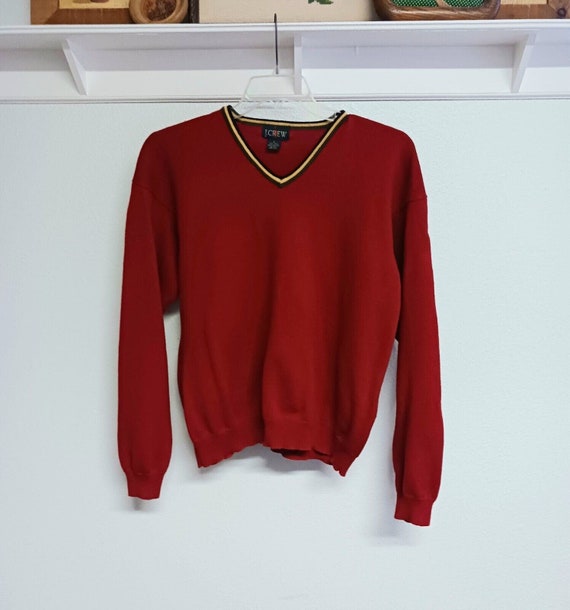 J Crew Oarsman Vintage 100% Wool Sweater - Mens S… - image 1