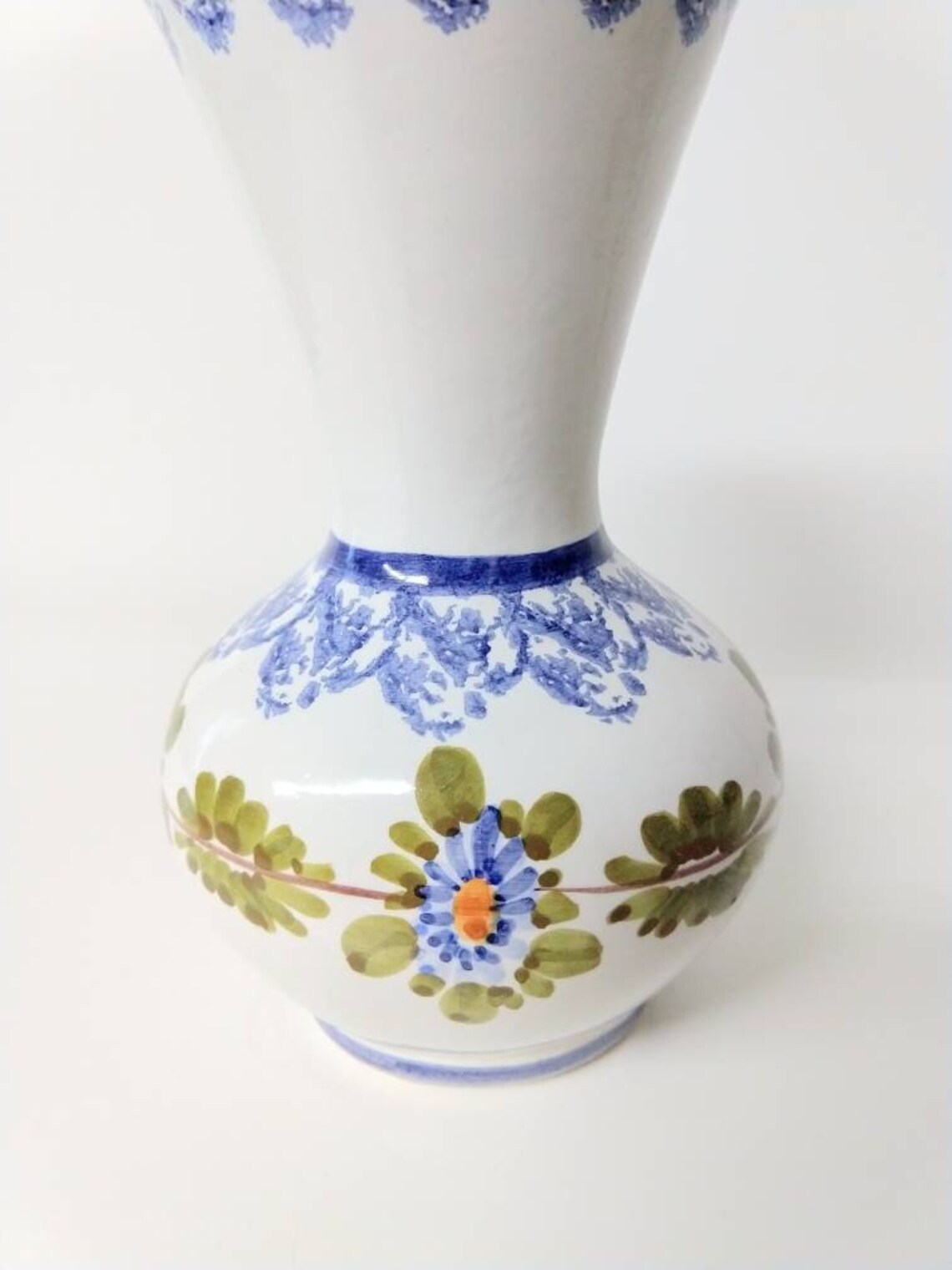 Vintage G.B. Viero Vase Bassano Italian Pottery Vase Etsy