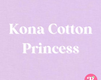 Kona Cotton Princess #844 - Cut to Order, 100% Cotton, Fabric for Embroidery, Robert Kaufmann, Quilting Solids