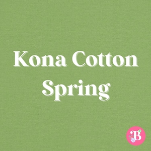 Kona Cotton Spring #29 - Cut to Order, 100% Cotton, Fabric for Embroidery, Robert Kaufmann, Quilting Solids
