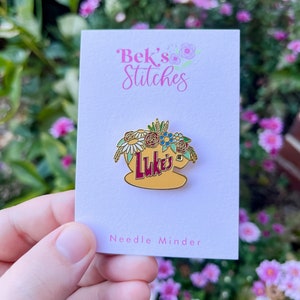 Enamel Luke’s Mug Needle Minder, Needle Magnet, Embroidery Accesory, GG