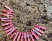 Pink Bar Necklace