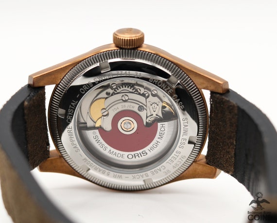 ORIS Big Crown Pointer Date Bronze Dial Leather M… - image 6