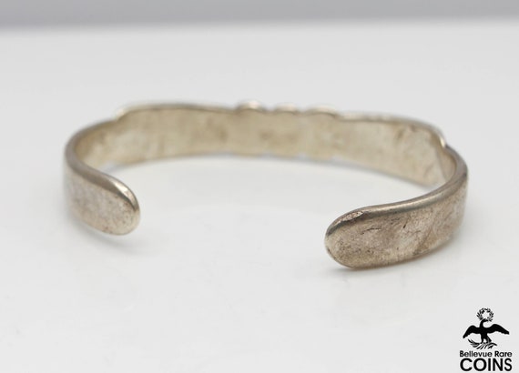 Bohemian Sterling Silver Blossom Cuff Bracelet - image 4