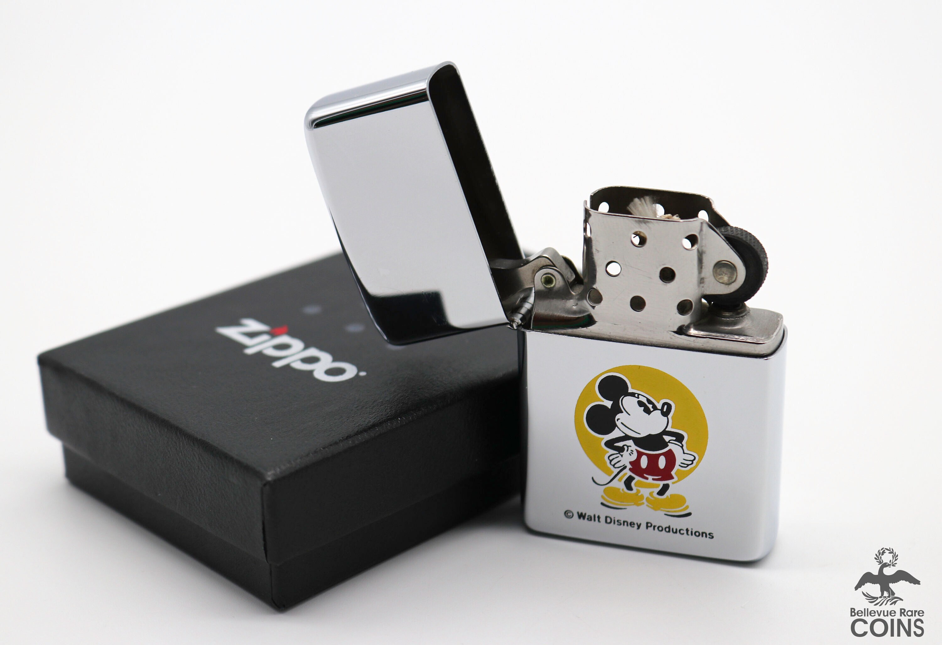 Walt Disney Mickey Mouse Zippo Lighter W Original Box Coa Etsy Denmark