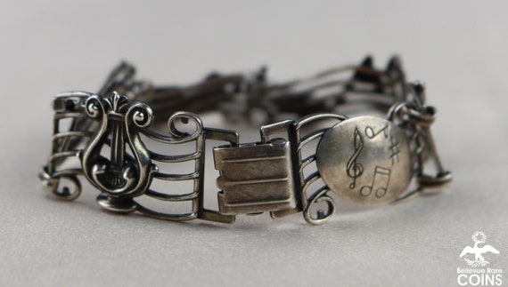 Vintage BEAU Sterling Silver (925) Musical Theme … - image 2