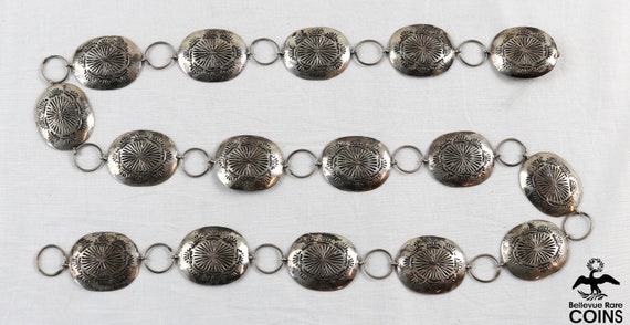 Vintage SILVEL Silver Embossed Link Belt Vintage Silver Link Belt – Dovetail main image 3