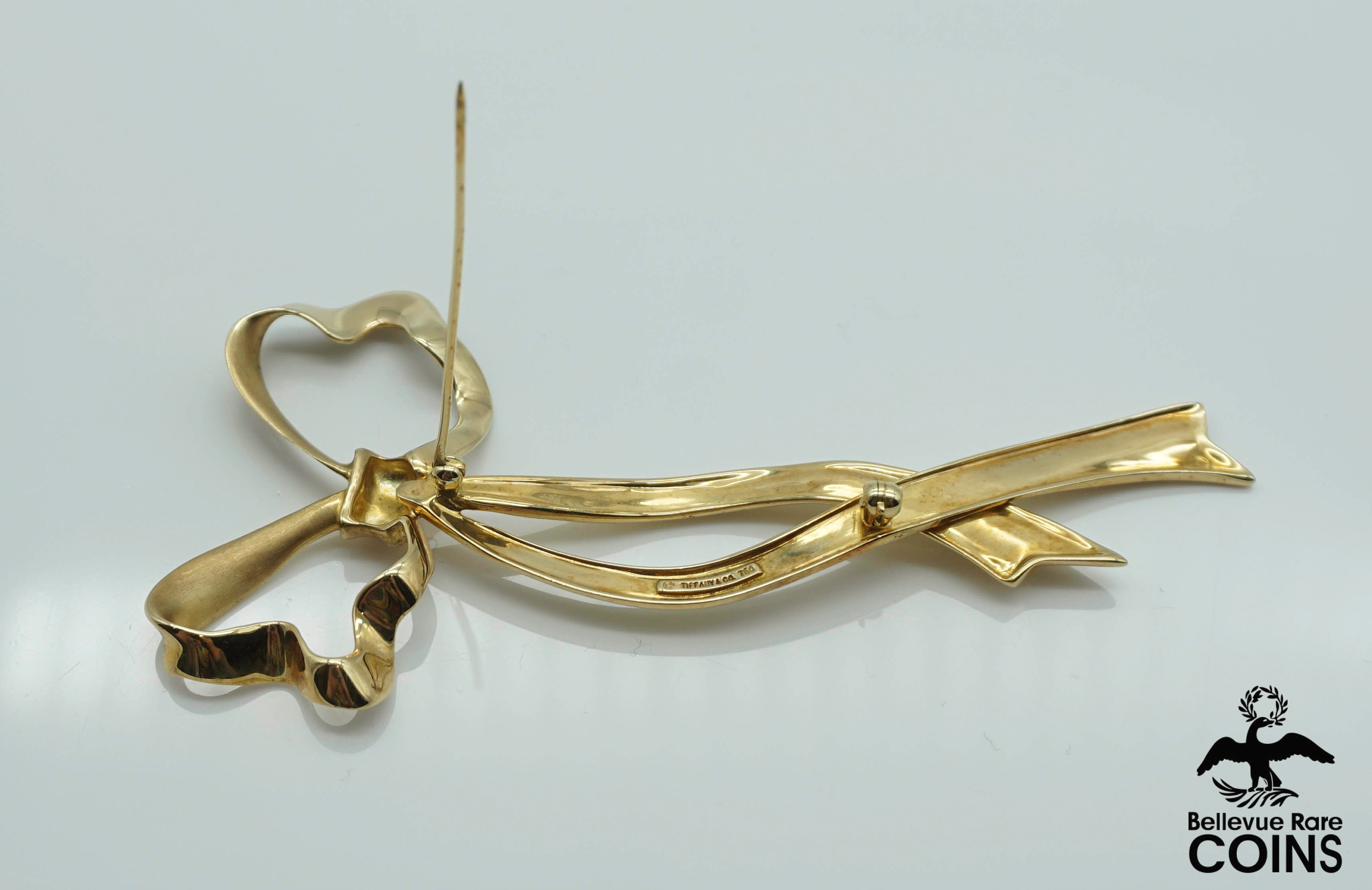 Buy Tiffany & Co. 18k Yellow Gold Large Bow Brooch Online in India