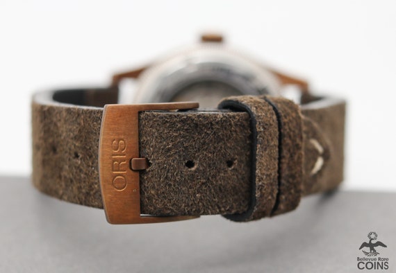 ORIS Big Crown Pointer Date Bronze Dial Leather M… - image 4