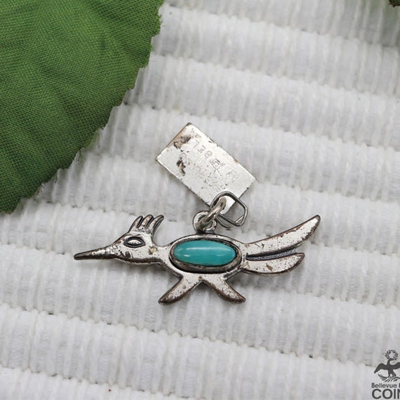 Bell Trading Post Sterling Silver & Turquoise Ari… - image 1