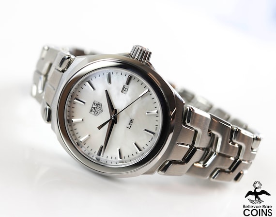 Tag Heuer LINK Mother of Pearl Dial St. Steel Lad… - image 2