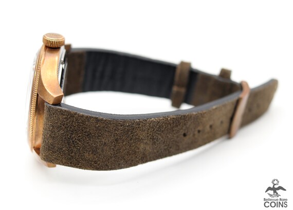 ORIS Big Crown Pointer Date Bronze Dial Leather M… - image 5