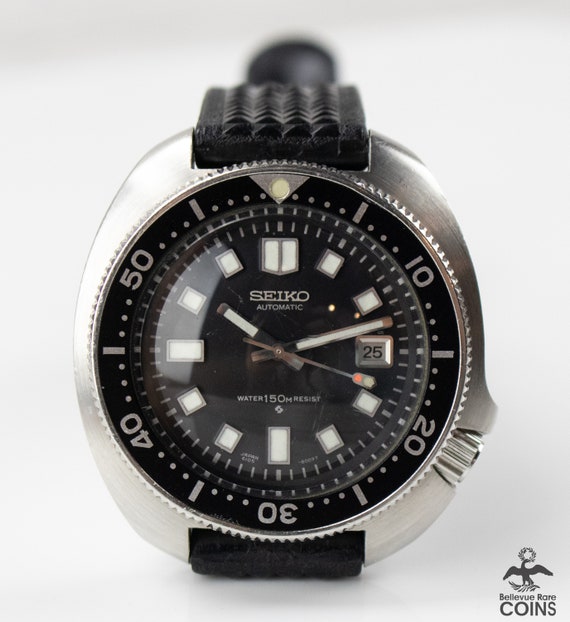 1973 Seiko Diver Automatic 150M Date Japan Military Men's - Etsy