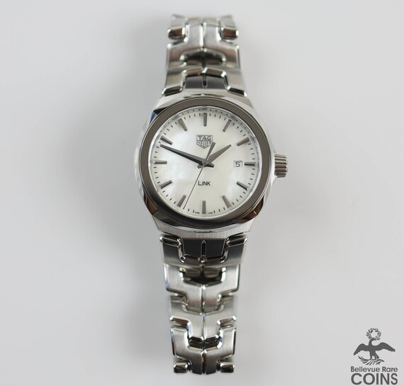 Tag Heuer LINK Mother of Pearl Dial St. Steel Lad… - image 8