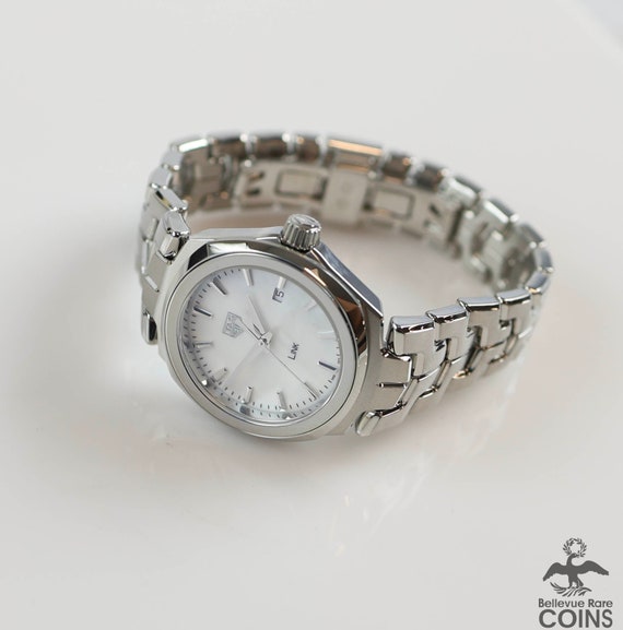 Tag Heuer LINK Mother of Pearl Dial St. Steel Lad… - image 9