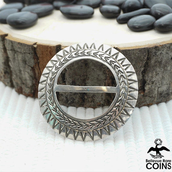 Happy Drancing Deer Vintage Native American Navajo Sterling Silver Buckle Happy Drancing Deer Vintage Native American Navajo Sterling Silver Buckle
