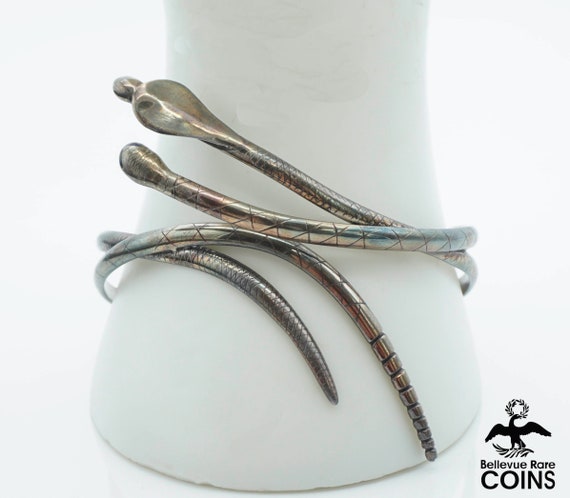 Rare Snake Vintage Southwestern Sterling Silver Bracelet Rare Snake Vintage Southwestern Sterling Silver Bracelet