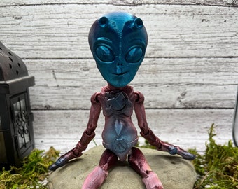 Alien - Impreso en 3D, articulado - ¡Ahora en un material más blando! Flexi Factory