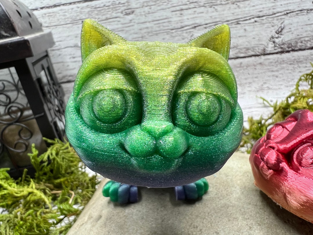 3D Printed Kitten - Cat - Kitty Cat - Articulated - Etsy