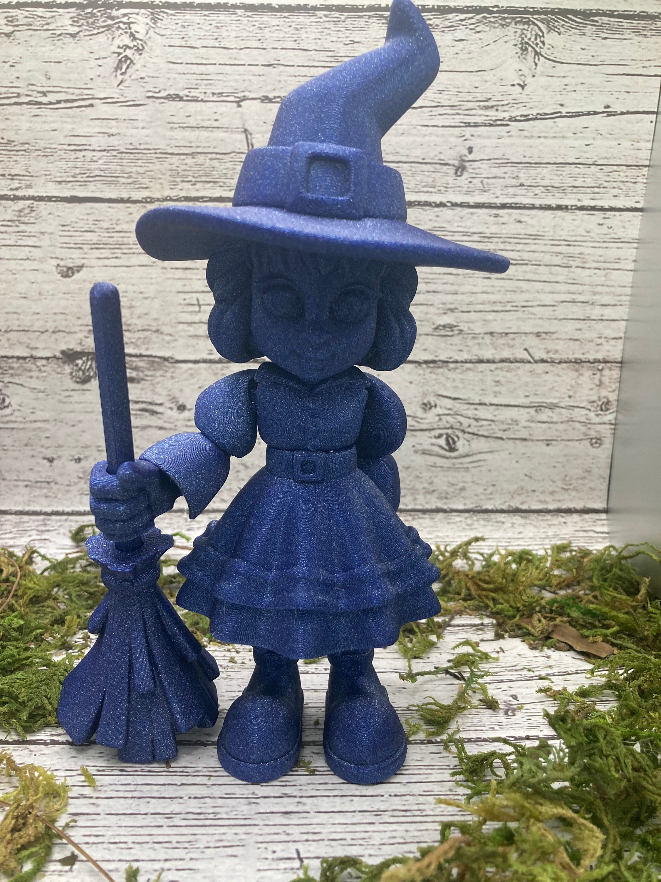 3D printed, articulated Witch