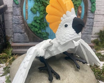 Cockatoo - 3D printed - articulated