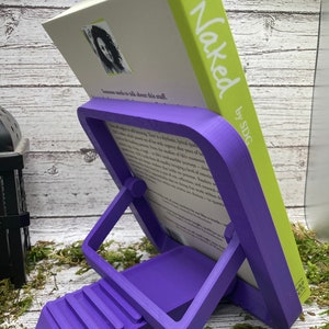 3D-printat ställ för böcker/recept/surfplattor - hopfällbart