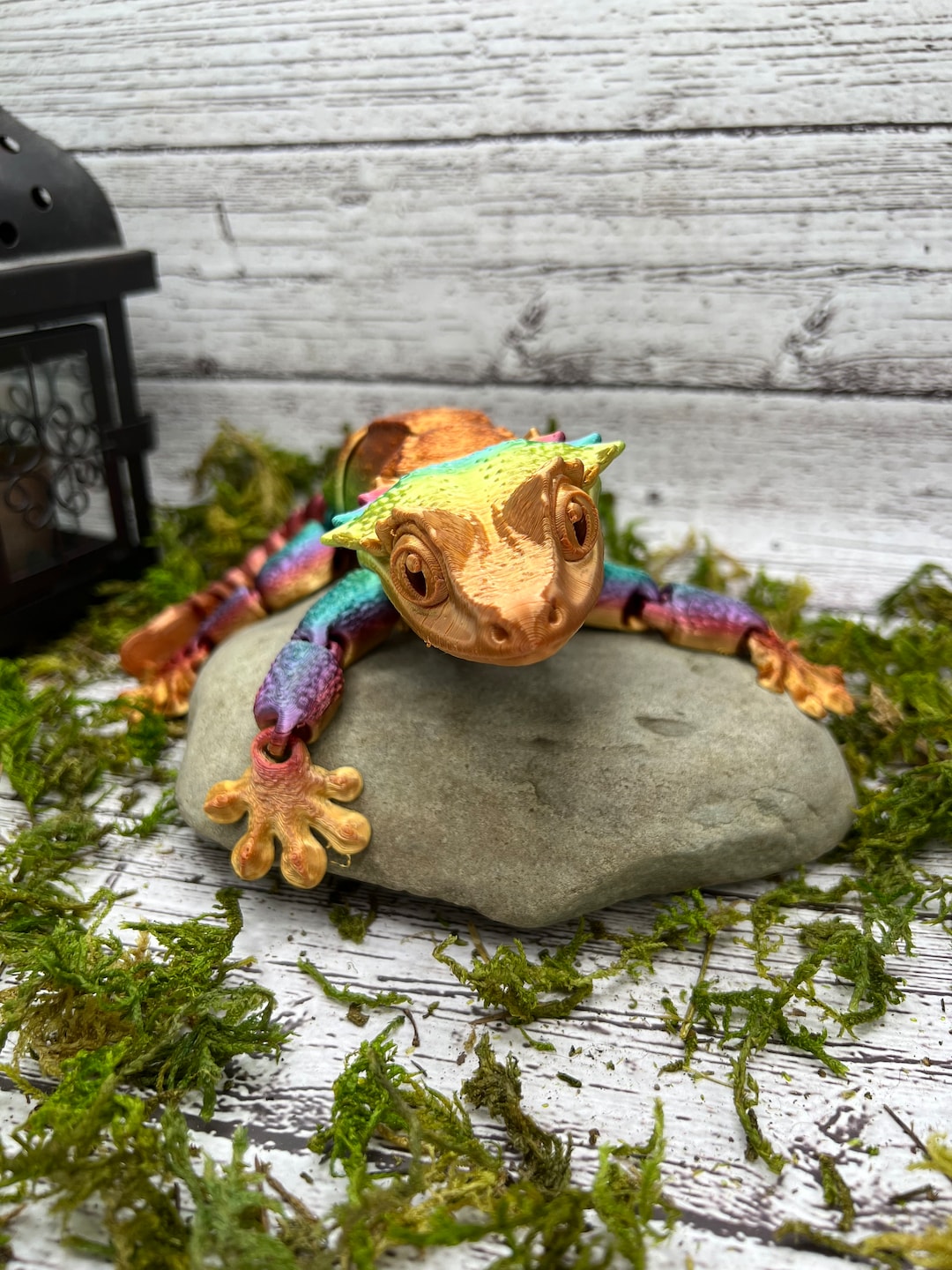 3D Printed, Articulated Crested Gecko Matmiremakes Lizard Etsy